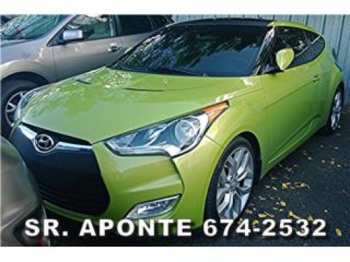 17,895, VELOSTER 2012 VERDE, INMACULADA