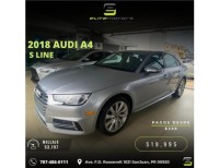 2018 AUDI A4 S-LINE