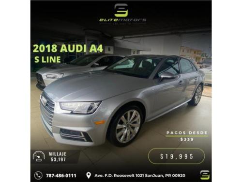 2018 AUDI A4 S-LINE