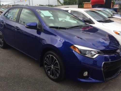 COROLLA S 2015 DESDE $279 MENSUAL NUEVO LINDO