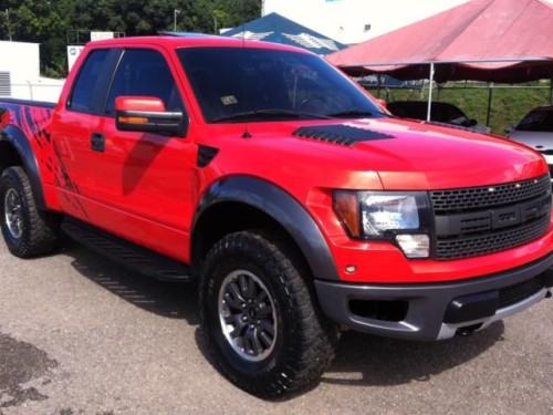 FORD RAPTOR SVT 2010 ANARANJADA COMO NUEVA