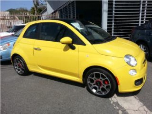 Fiat 500, Panoramica, Asientos Piel y Tela