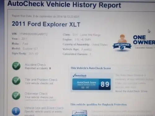 Ford Explorer XLT 2011