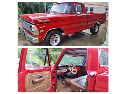 Ford pickup F100 1972 meti