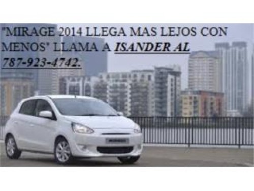 GRAN VENTA MITSUBISHI MIRAGE 2014