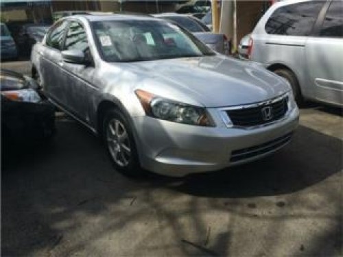 HONDA ACCORD 2009 EX SILVER INTERIOR NEGRO