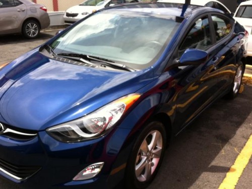 HYUNDAI ELANTRA 2013 AUT 4PTAS AZUL