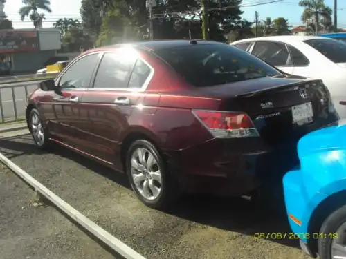 Honda Accord Rojo Vino Del 2008