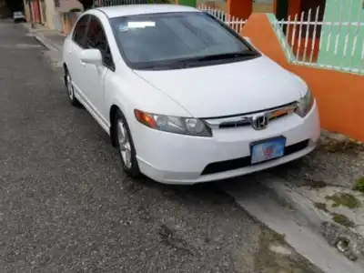 Honda Civic 2007 Blanco En Santiago 