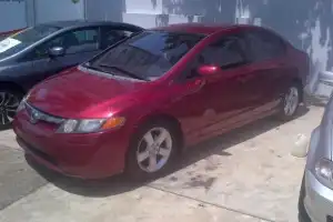 Honda Civic 2008 Rojo Nitido 