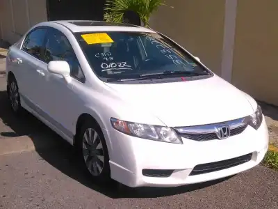 Honda Civic Ex 2009 Blanco Nuevo