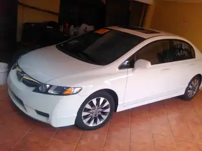 Honda Civic Exl 2010 Blanco Nuevoo