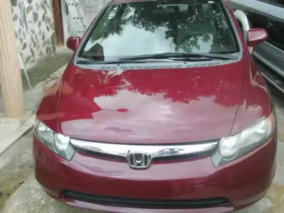 Honda Civic Lx 2008 Rojo color Vino