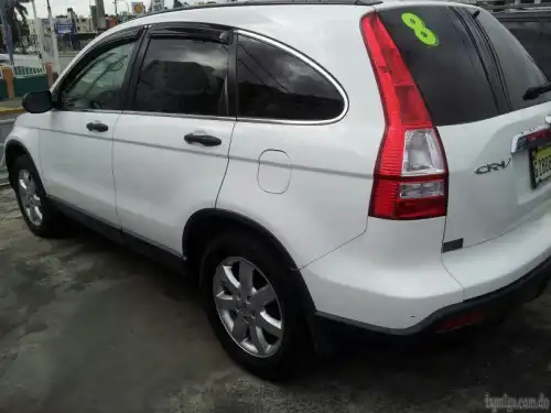 Honda Crv 2008 Full Piel, Sunroof Blanca Como Nueva