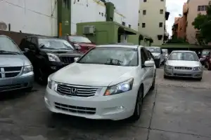 Honda accord 2008 v6 americano blanco perla