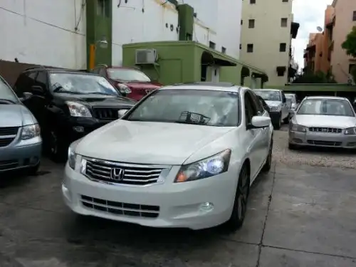 Honda accord 2008 v6 americano blanco perla