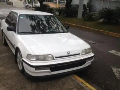 Honda civic 1991 90 blanco 4 puertas 