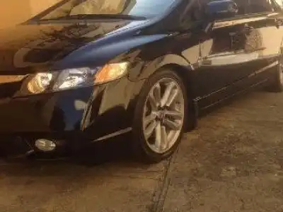 Honda civic 2008 frente 2010 negro 