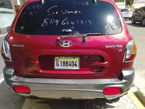 Hyundai Santa fe 2003 Roja 