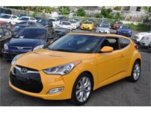 Hyundai Veloster 3Pta Amarillo 2012