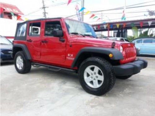 JEEP WRANGLER 2008 4 PTS ROJO