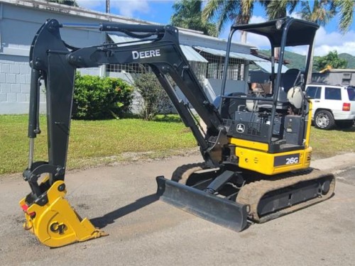 JOHN DEERE 26G 2016 820HRS