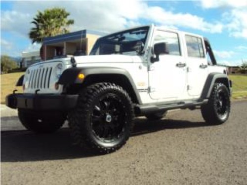 Jeep Wrangler 2008, blanco.