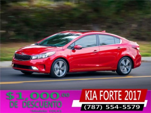 KIA FORTE 2017 .1,000 DE DESCUENTO HOY