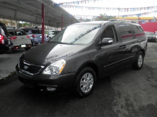 KIA SEDONA LX GRIS OSCURO 2014