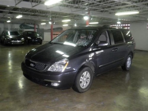 KIA SEDONA LX GRIS OSCURO 2014