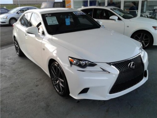 LEXUS IS-250 F-SPORT BLANCO INTERIOR ROJO14