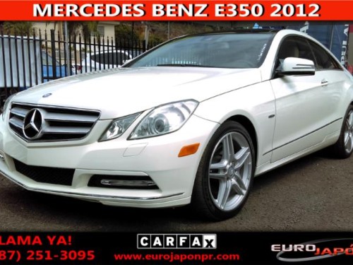 MERCEDES BENZ E350 COUPE 2012