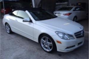 MERCEDES BENZ E350 CP CONVERTIBLE 2011