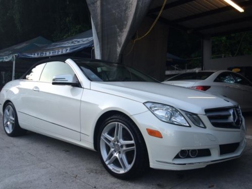 MERCEDES E350 CONVERTIBLE