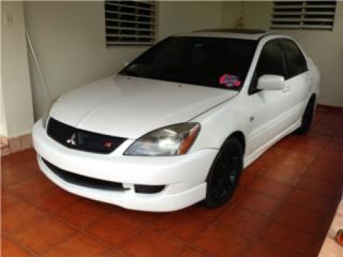 Mitsubishi Lancer 2006 blanco $5,000