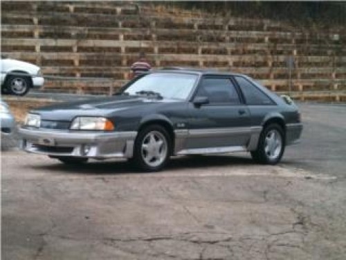 Mustang con accesorios