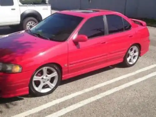 Nissan Sentra 2002 Rojo SE-R SPEC V 