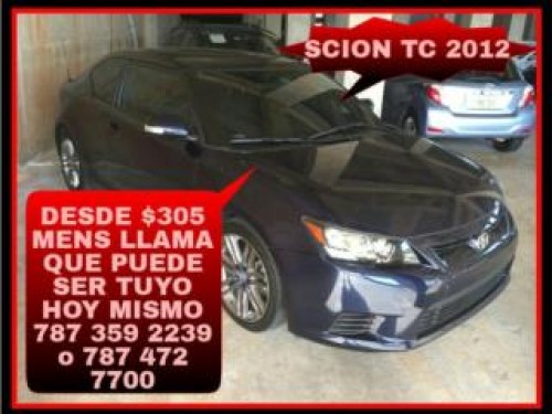 SCION TC 2012 DESDE $305 MENSUAL LIQUIDACION