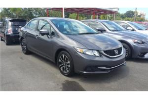 SOLD 2014 HONDA CIVIC 4PTAS GRIS