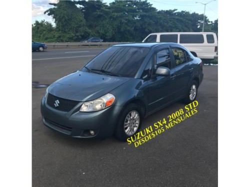 SUZUKI SX4 2008 STD DESDE $105 MENS