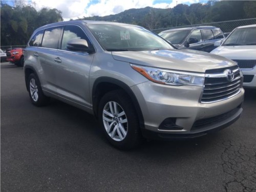 TOYOTA HIGHLANDER 2016 MARRON LE, NUEVA