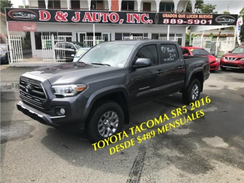 TOYOTA TACOMA SR5 2016 CERTIFICADA $30600