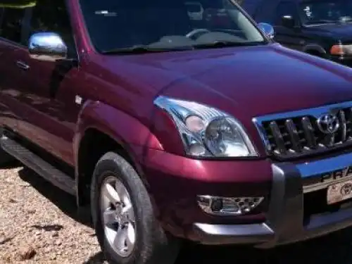 Toyota Land Cruiser Prado 2005 Rojo, Diésel, V4 