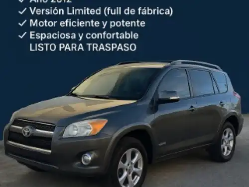 Toyota RAV4 Limited 2012: Oportunidad en Higüey.