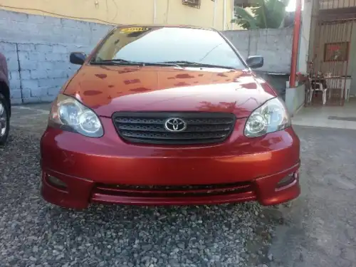 Toyota corolla S 2008 rojo ,4 CIL con Financiamiento Disp-