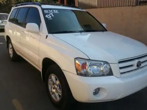 Toyota highlander 2007 blanca 