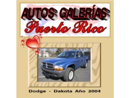 VEN Y LL?VATE ESTA DODGE DAKOTA 2004