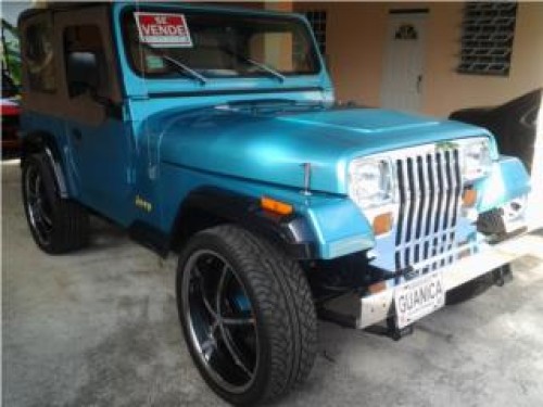 jeep wrangler 1995 $8,000 nitido, std