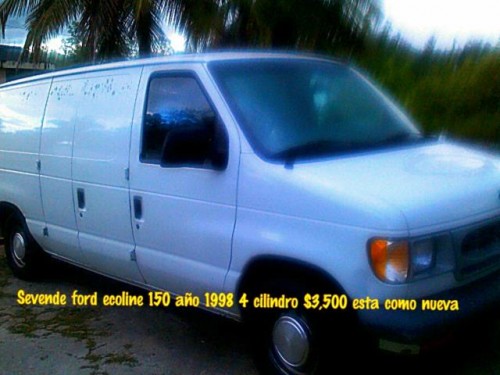 van ecoline ford 150 1998 3,450