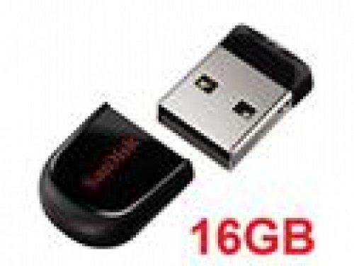 La mas pequena memoria USB de 16gb Sandisk Cruzer Fit SD 